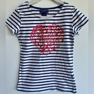 Toobydoo Girls heart Love You tee size 5